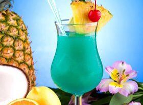 Blue-Hawaiian Cocktail